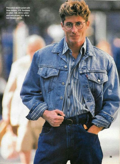 vintage 80s men's clothing